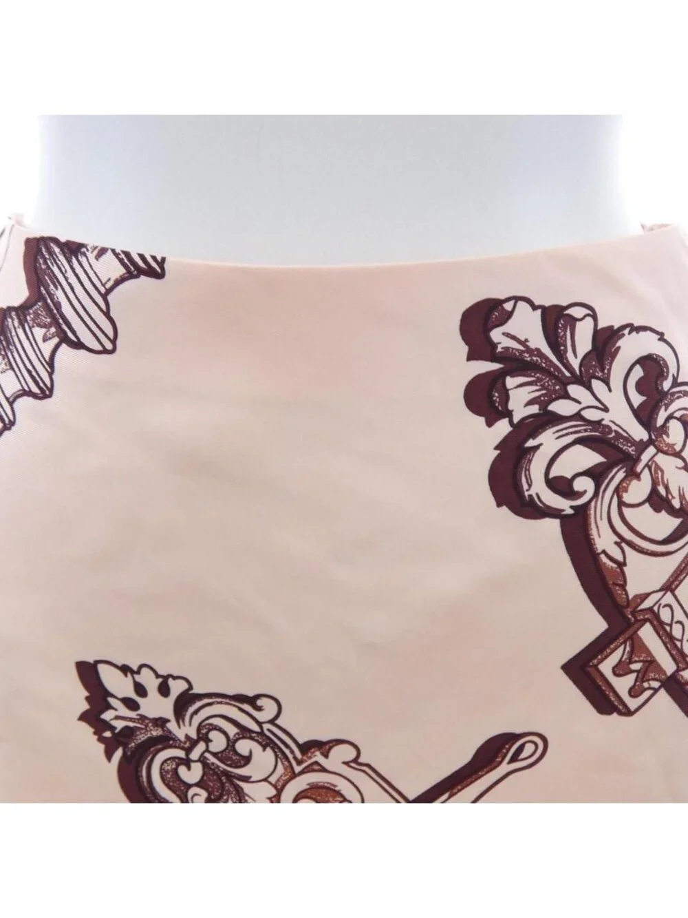 Hermes Felonerie Remix Clou de Selle Twill Lane Skirt